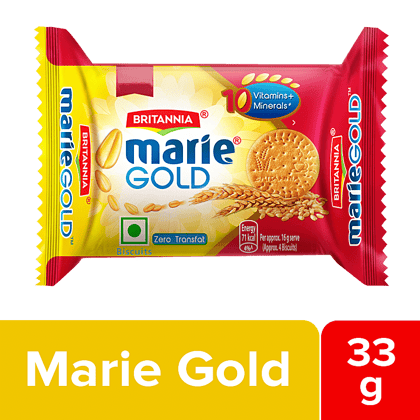 Britannia Marie Gold Biscuit 33 G Pouch