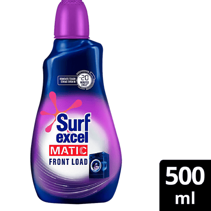 Surf Excel Matic Front Load Liquid, 500 ml