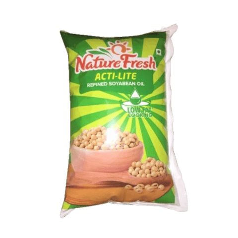 Nature Fresh Acti Lite Refined Soyabean Oil, 1 L Pouch