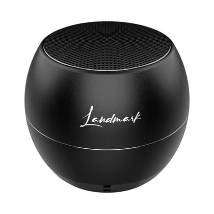 Landmark Shell BT1045 Portable Speaker - Tiny Yet Mighty-Black