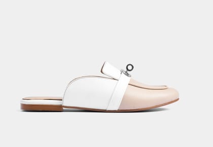 Alessi White Beige women Mules-EU 36/UK 3