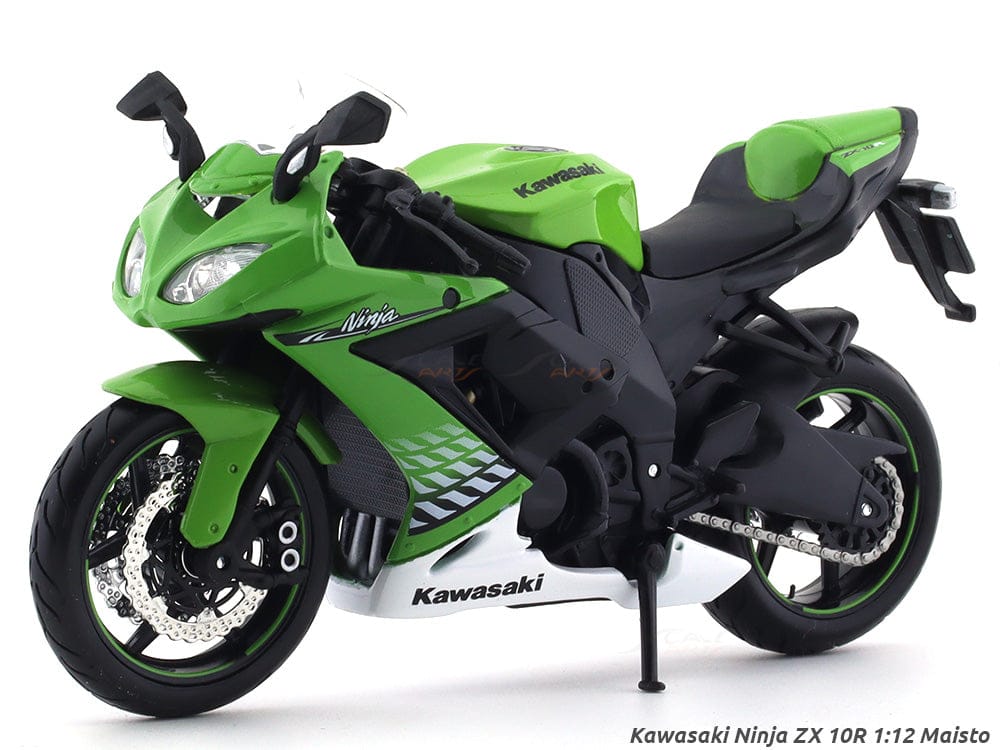 Kawasaki Ninja ZX 10R 1:12 Maisto licensed Scale Model bike collectible