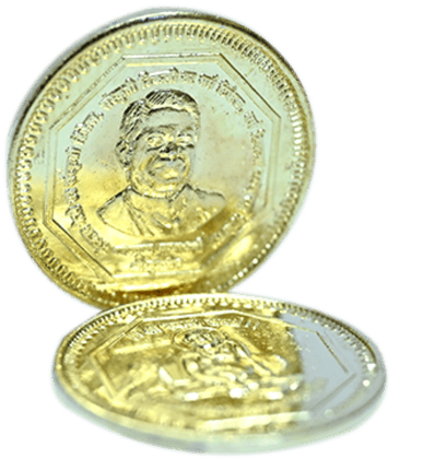 Swami Maharaj Coin-Gold Color