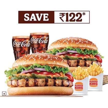 Whopper Deal For 2 - Non Veg