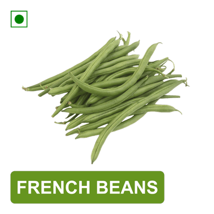 French Beans\, 250 gm Packed