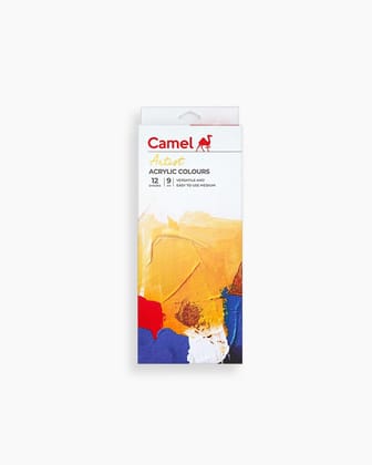 Camel Artist Acrylic Colours Set (Choose Size)-12 X 9 ML