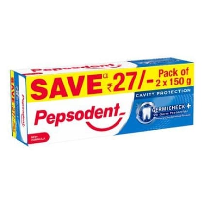 Pepsodent Toothpaste Germi Check Cavity Protection 2 x 150g