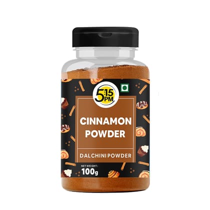 515PM Cinnamon Powder Dalchini Powder Cinnamon powder for weight loss 100 Pure  Natural 100g-5:15PM Cinnamon Powder| Dalchini Powder |Cinnamon powder for weight loss| 100% Pure & Natural– 100g