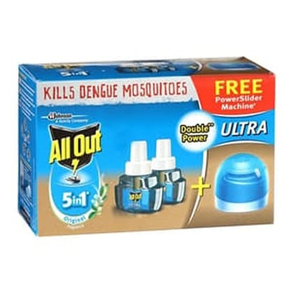 All Out Ultra Power Slider Machine + Refill 45ml X 2