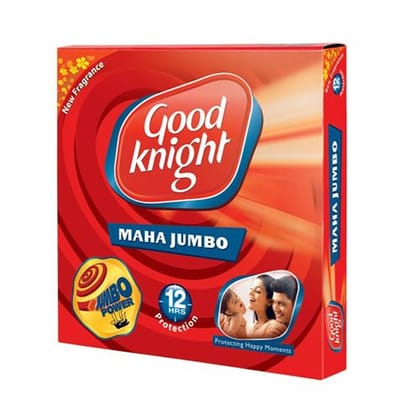 Good Knight Smoke Coil - Maha Jumbo, 10 Pcs Carton