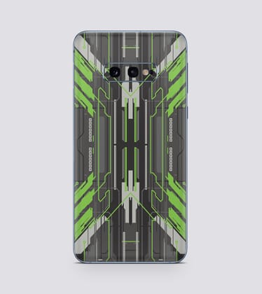 Samsung Galaxy S10 E-AC DC Green Back