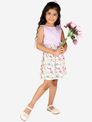 Amber Purple Dress-4 to 5 years / Multicolored