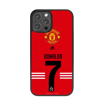 RONALDO Manchester United Glass Phone Case