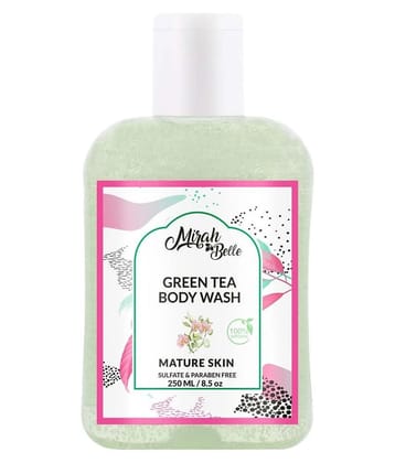 Mirah Belle Green Tea Body Wash Anti - Aging - Kills Virus, Germs and Bacteria Body Wash 250 mL