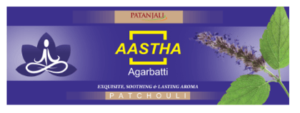 AASTHA AGARBATTI PATCHOULI - 18 STICK