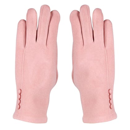 Women's designer Gloves - Pink