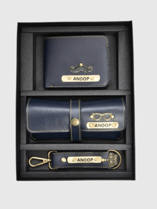 Personalised Men Travel Combo 3 in 1-Black