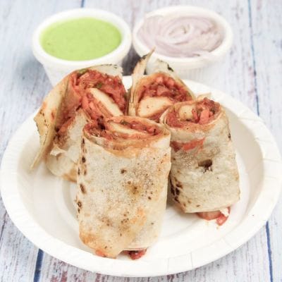 Peri-Peri Chaap Tikka Roll