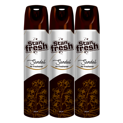 Stanfresh Air Freshener Sandal - 275ml(Pack Of 3)