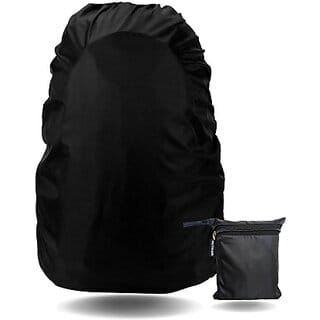 45L to 60L Waterproof Trekking, camping, Hiking Bag Cover (BLACK) Waterproof, Dust Proof Luggage Bag Cover, Luggage Bag Cover  (50 L Pack of 1)