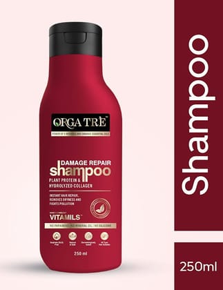 Orgatre Damage Repair Shampoo | Restore and Repair Damaged Hair