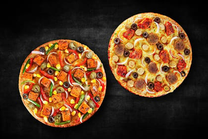 Buy One Get One Veg Or Nov-Veg Regular Pizza At 180 Each