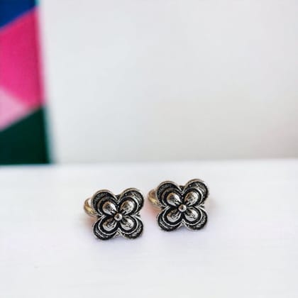 Floral Plated Silver Toe Ring | Sarichka