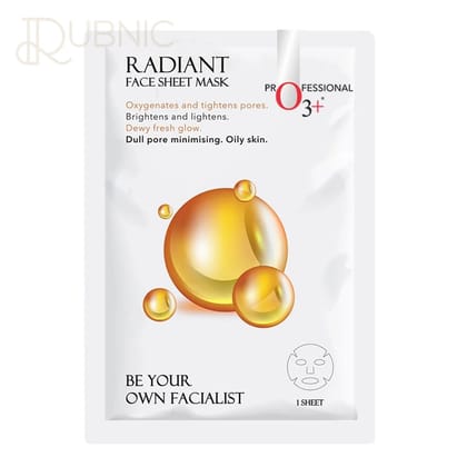 O3+ Facialist Radiant Face Sheet Mask