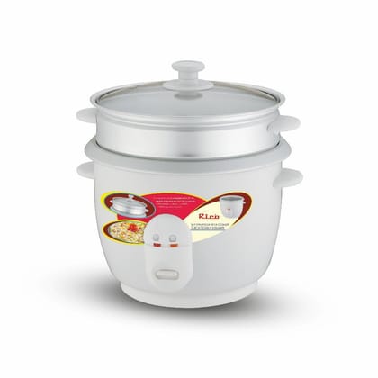 Rico Electric Rice Cooker 1.8 Litres RC907 650 Watts (White)