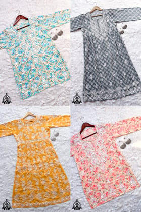 Pick Any Printed Item @ Rs.1099/--Pink/Print / 2XL