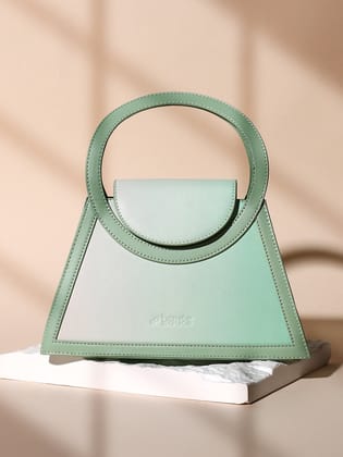 The Aureola Hand Bag - Mint Green-Hand Bag