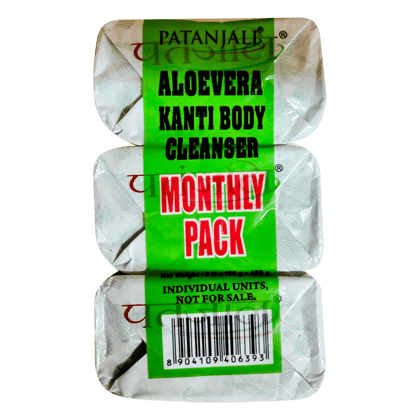 ALOEVERA KANTI BODY CLEANSER-(3X1)150 GM