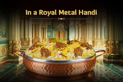 Lazeez Bhuna Murgh Biryani (Dum Chicken Biryani - Serves 4-5)