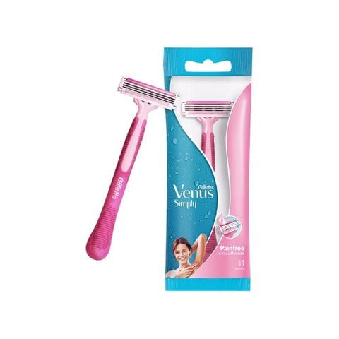 Gillette Venus Simply - Disposable Razor For Women, 1 Unit Pack