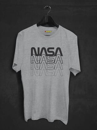 NASA cotton t-shirt-Grey / XS