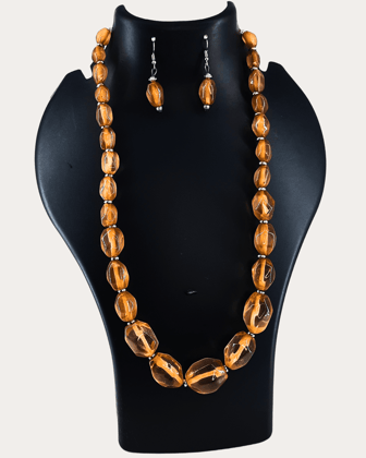 Chunky Necklace,Multi Strand Beads Necklace