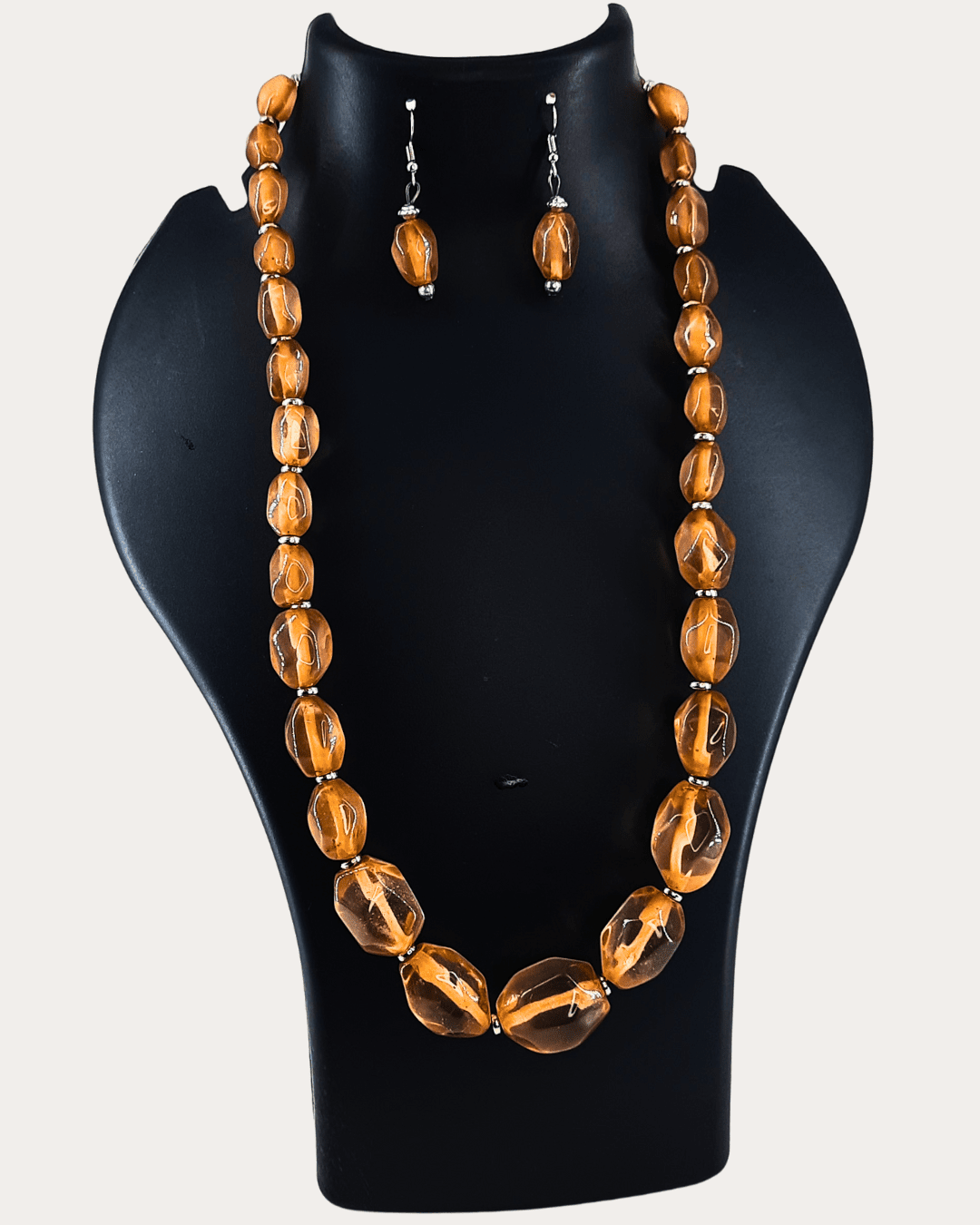 Chunky Necklace,Multi Strand Beads Necklace