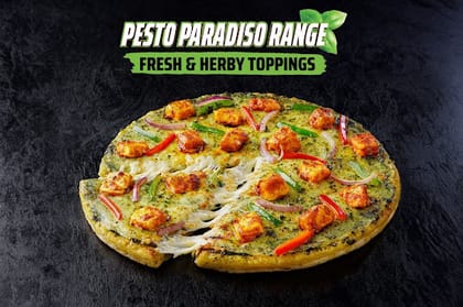 Pesto Paneer Paradiso Medium Pizza (Serves 2)