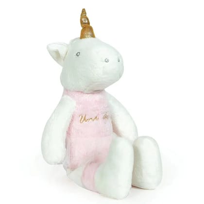 Uniglow Baby Unicorn Soft Toy-37x21x10 cm / White / 649