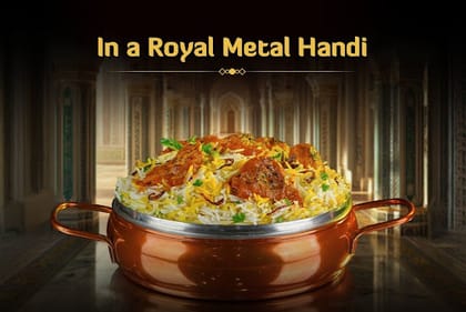 Murgh Tikka Biryani (Chicken Tikka Dum Biryani - Serves 2)