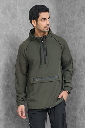 Essential Performance Quarter Zip- Olive-XXL