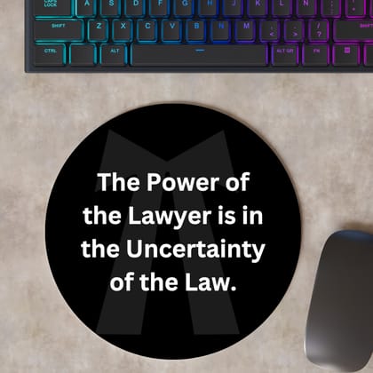 The power of the lawyer - Mousepad