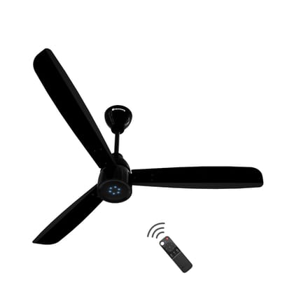 Atomberg Renesa Prime 1200 mm BLDC Ceiling Fan with Remote Control  LED Indicators  Gloss Black-Atomberg Renesa Prime 1200 mm BLDC Ceiling Fan with Remote Control & LED Indicators | Gloss Black