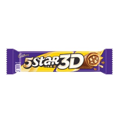 Cadbury 5 Star 3d Chocolate Crunchy Crispies, 42 gm