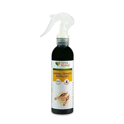 Herbal Strategi Termite Repellent Spray 200 ML Ayush Certified | Unique Blend of Plant extracts, 100% Herbal, eco-Friendly and Biodegradable | No Side Effects.