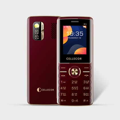 Cellecor X3-Maroon