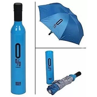 Umbrella with Bottle Cover for UV Protection  Rain Umbrella (Multicolor) Umbrella  (Multicolor)