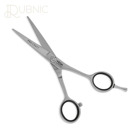 Vega Professional Pro Craft 5.5’ Hairdressing Scissors - Premium Japanese Stainless Steel, Satin Finish, Long Lasting Sharpness