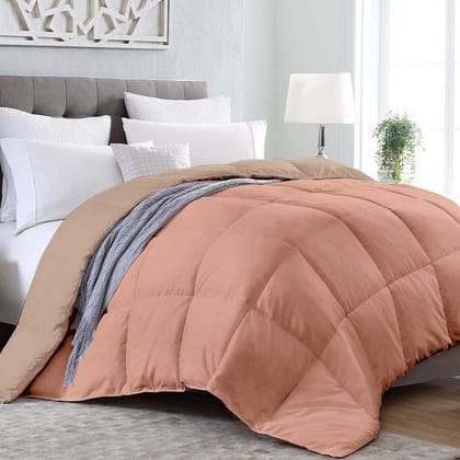 Snooze Comforter-Micro Peach Fabric Comforter