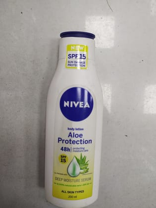 Nivea Body lotion Aloe Protection 48h moisture care Protecting Spf 15 All skin types 